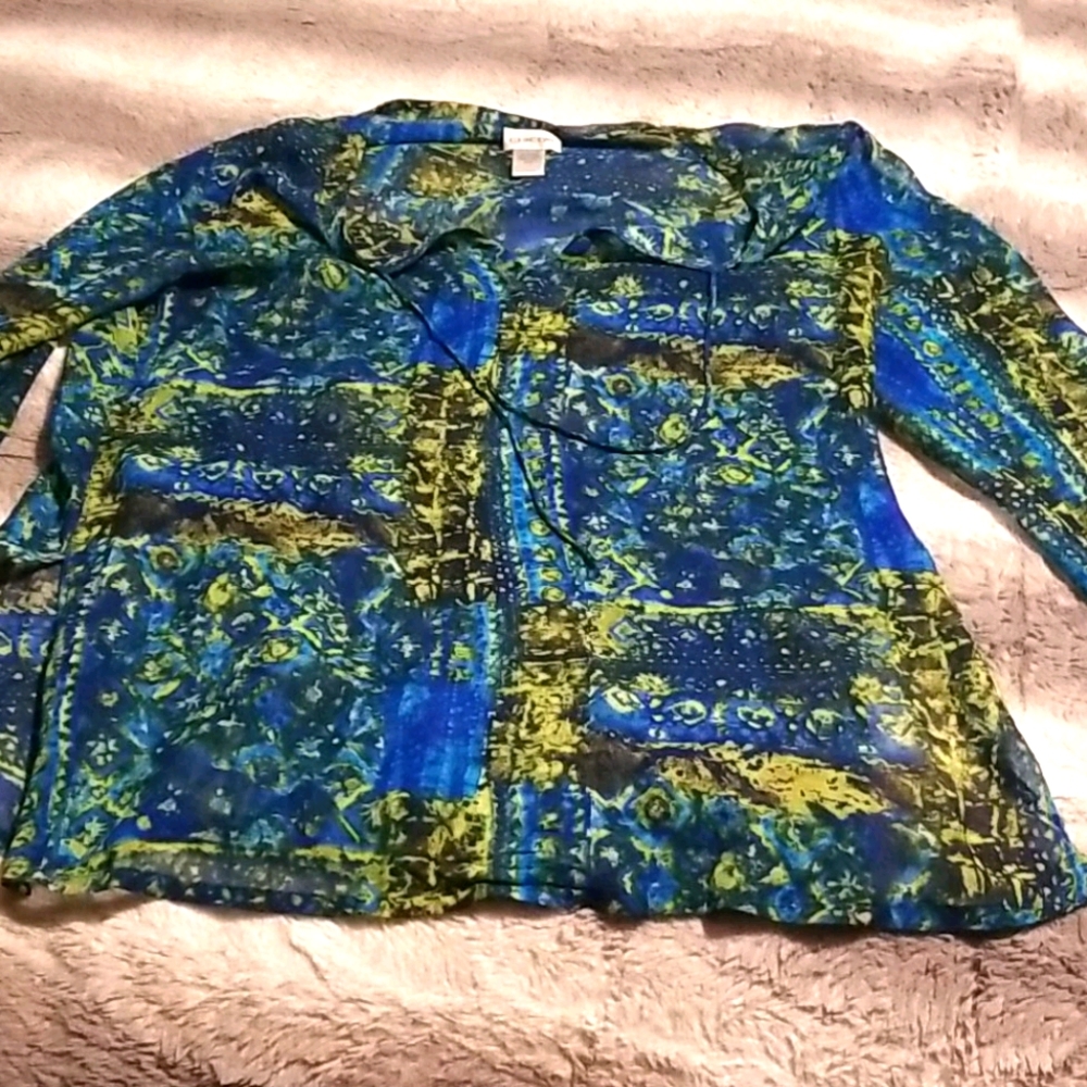 Sheer chico's gorgeous top